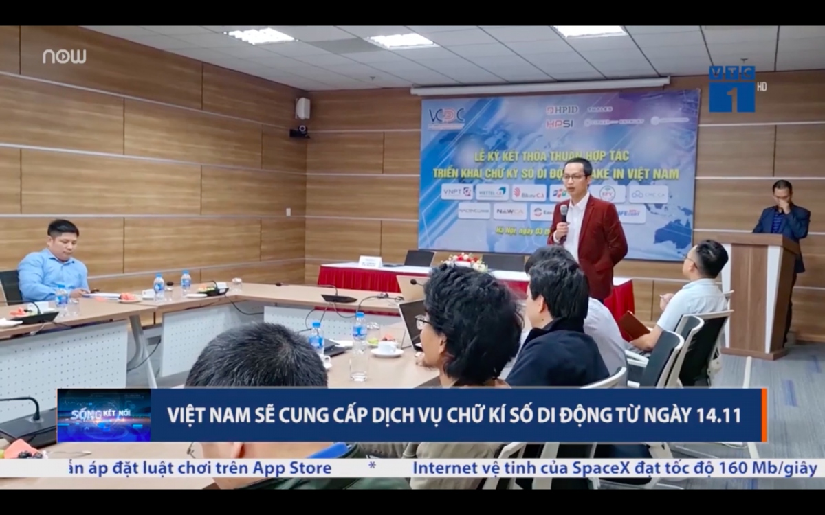 Chữ ký số di động "make in Vietnam" sẽ được cung cấp từ 14/11